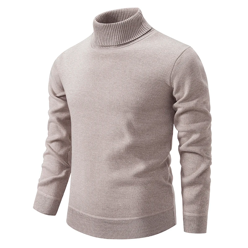 Herren Rollkragenpullover Weich Baumwolle Hochwertig - BerlinGlamour