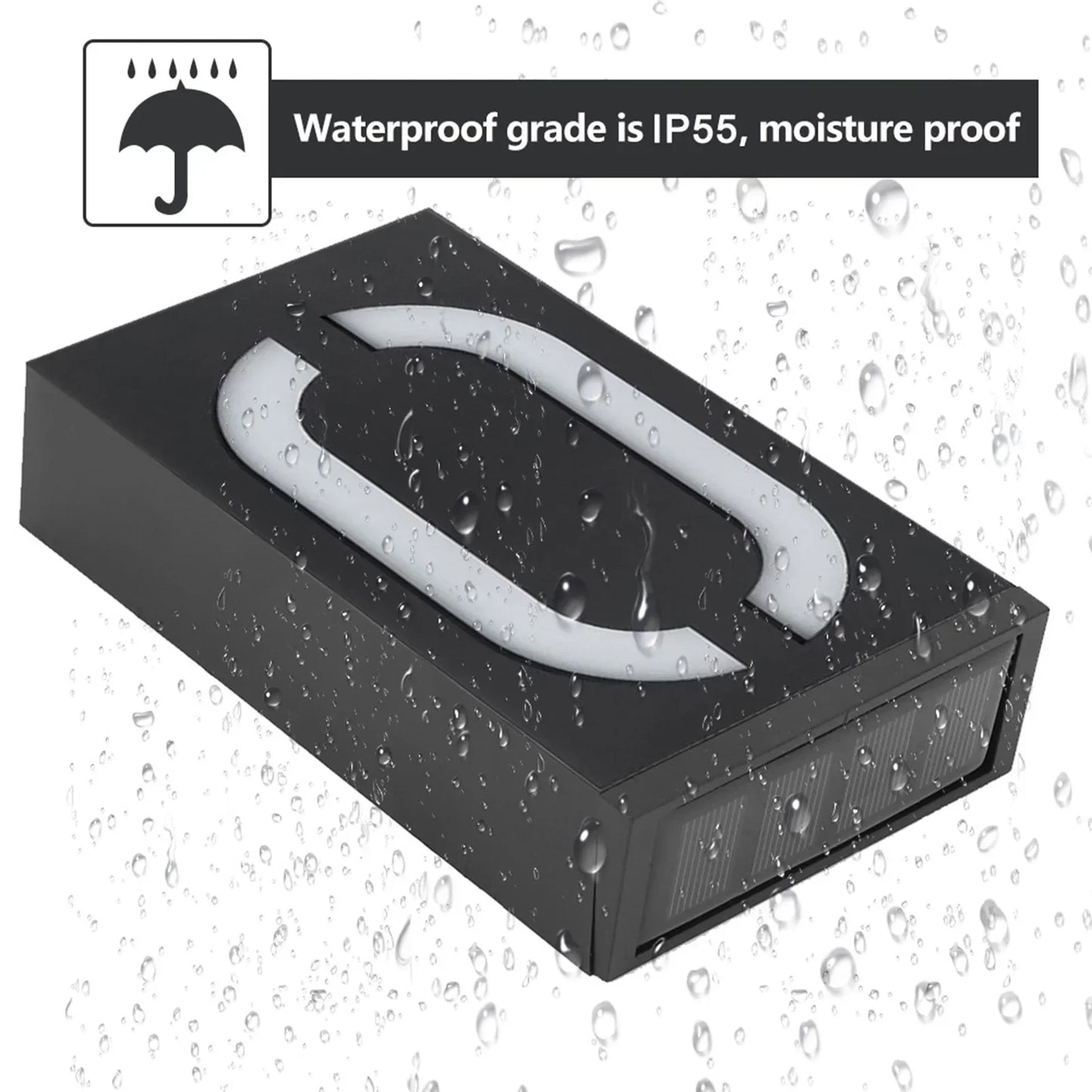 Solar Hausnummernleuchte LED Wetterfest Automatik