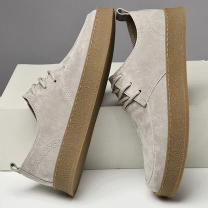 Herren Sneaker aus Wildleder Hochwertig Schwarz