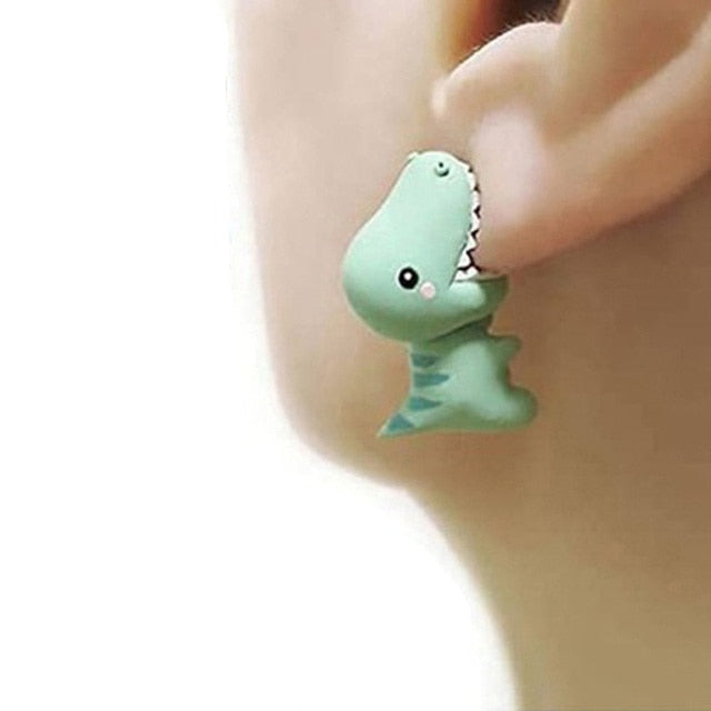 Tierohrringe Cartoon Kreative Tierbiss Schmuck - BerlinGlamour