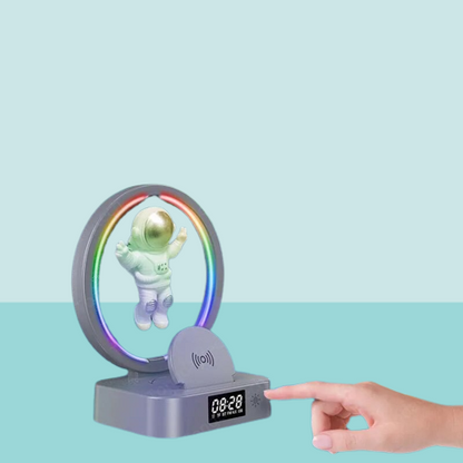 Astronauten Wecker RGB Lautsprecher LED Uhr