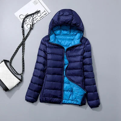 Daunenjacke Kapuzenjacke Warm Winter Damen