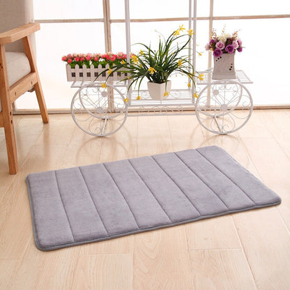 Badezimmermatte Mit Memory Foam Wasserabsorbierend Bequem