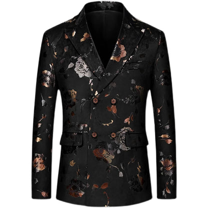 Herren Blazer Elegant Floral Modern