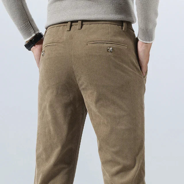 Herren Chino Hose Khaki Modern
