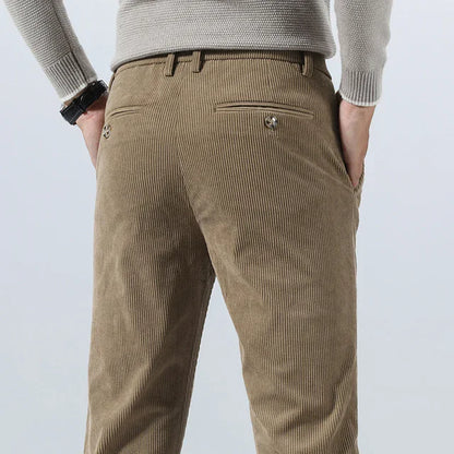 Herren Chino Hose Khaki Modern