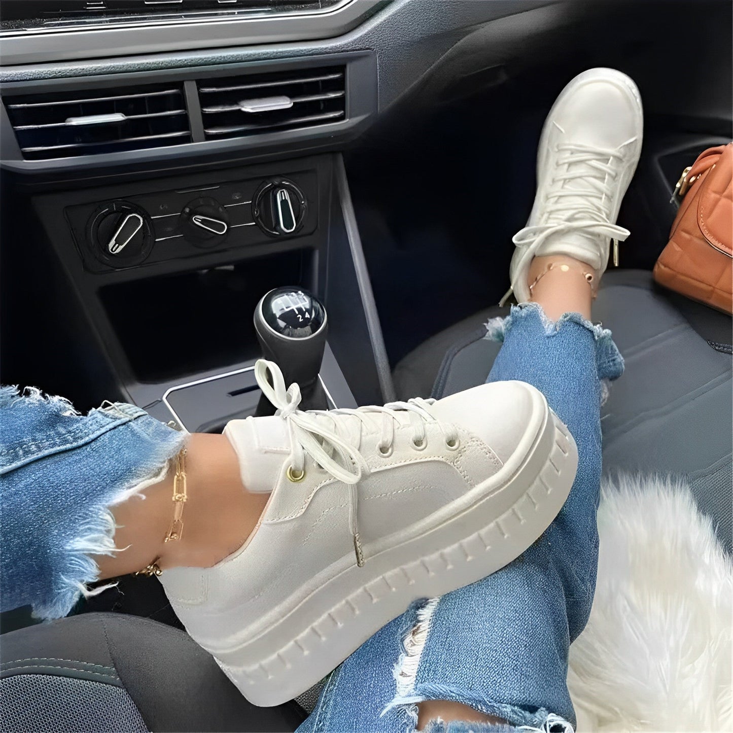 Große Sneaker mit Dämpfung Bequem Laufschuhe