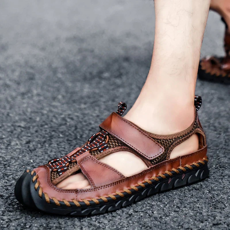 Rustikale Sandalen Damen Mesh Sommer - BerlinGlamour
