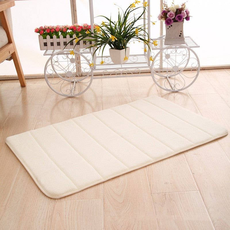 Badezimmermatte Mit Memory Foam Wasserabsorbierend Bequem