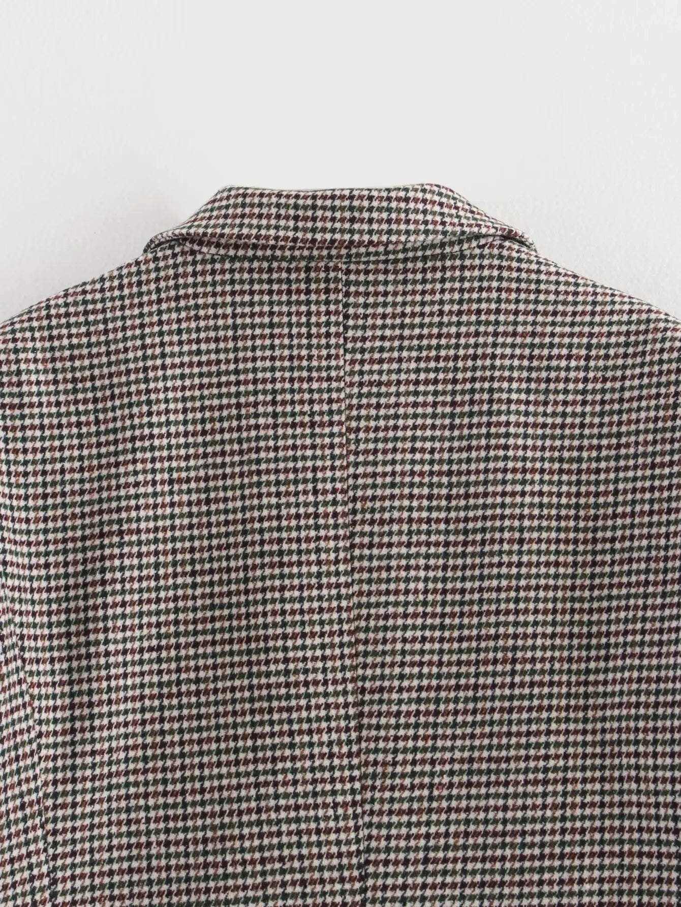Damenblazer Kariert Oversized Klassisch