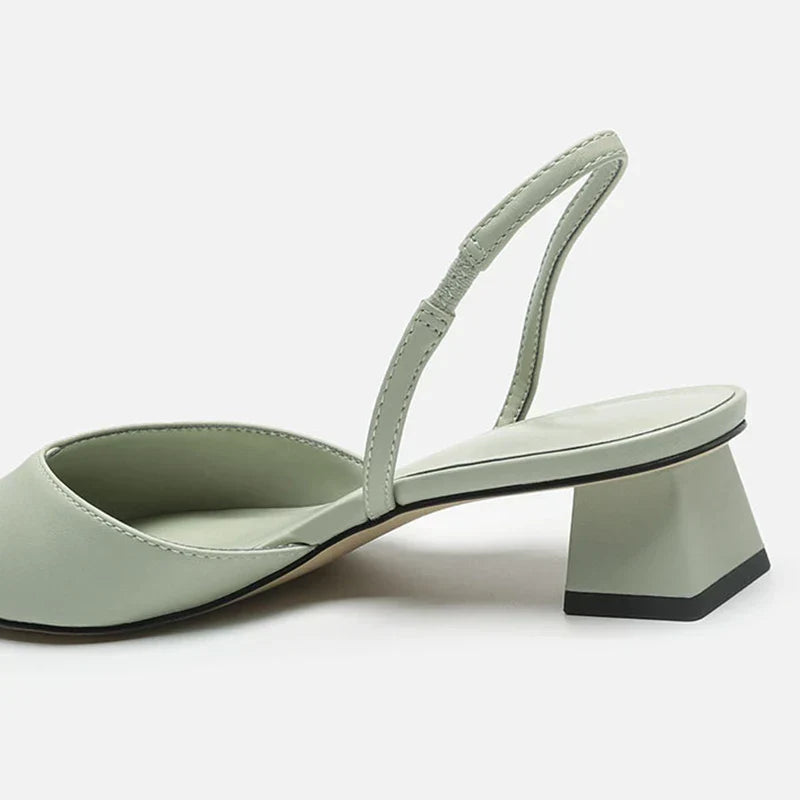 Izara Slingback Schuhe Spitz Absatz