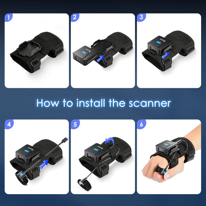 Bluetooth Barcode Handschuh Scanner Funktionshandschuh