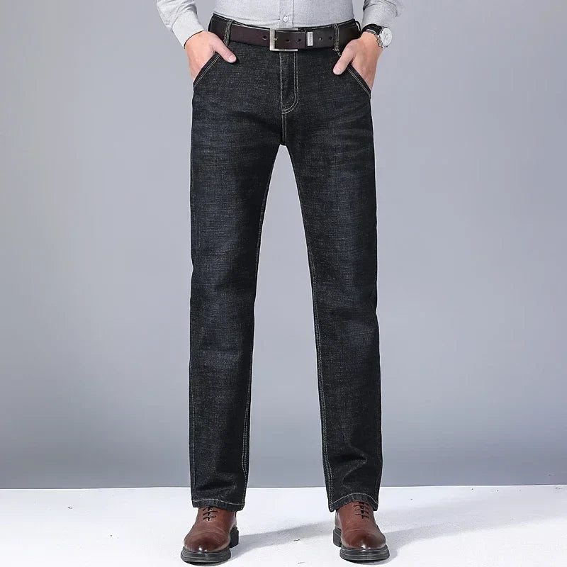 Herren Jeans Klassisch Regular Fit Bequem