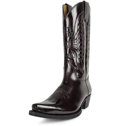 Cowboystiefel Bestickt Zeitlos Klassisch Heidi Chic - BerlinGlamour