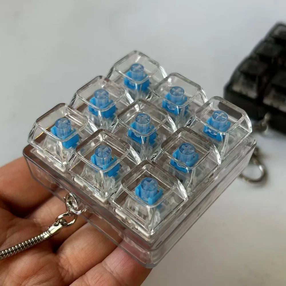 Fidget Würfel Schlüsselanhänger Klicker Mechanisch