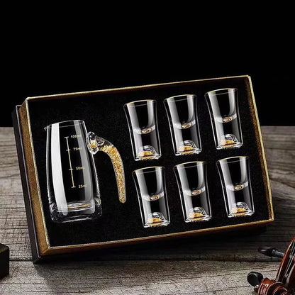 Luxus Trinkglas-Set Gold Handgefertigt Elegantes Design - BerlinGlamour