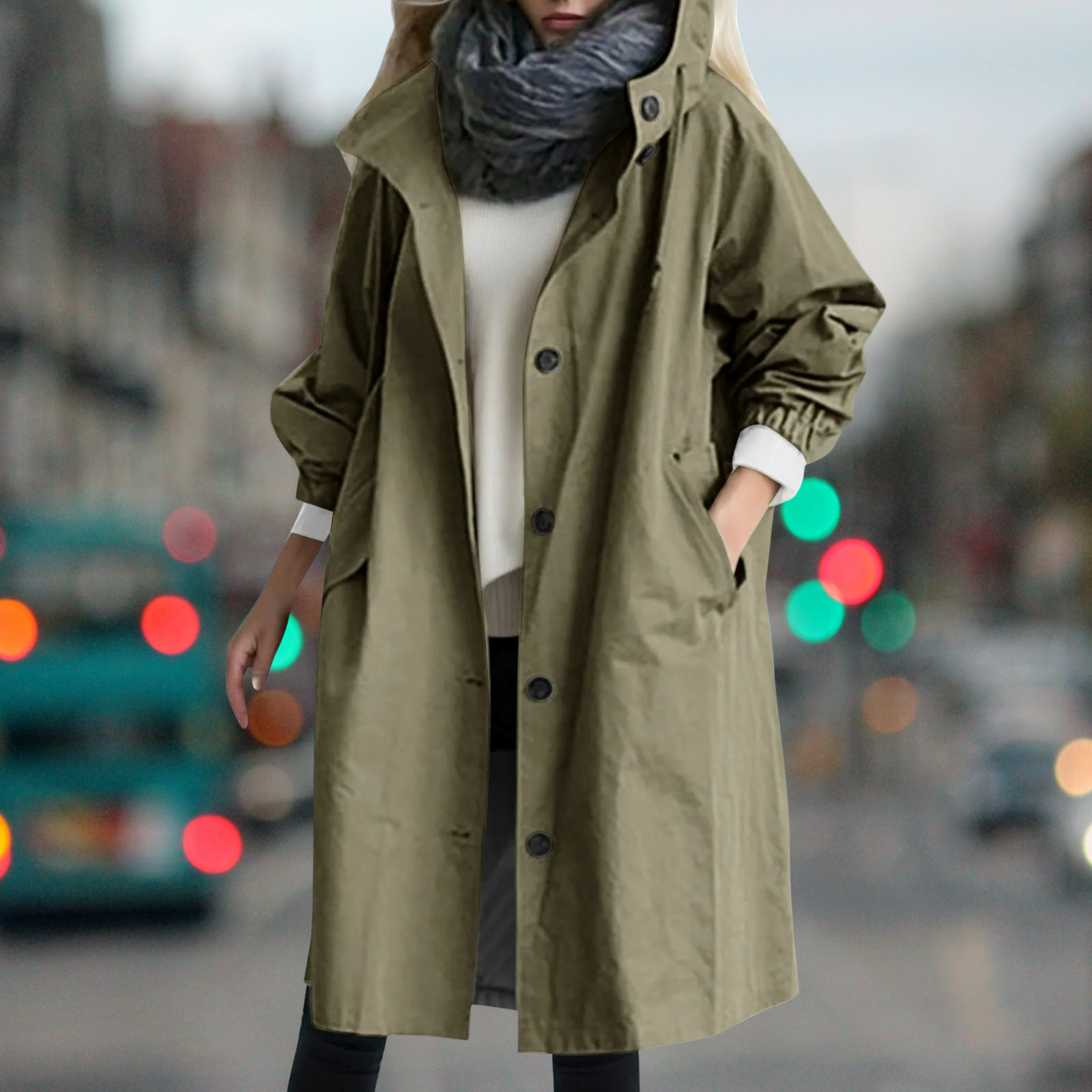 Wasserdichter Trenchcoat Warm Damen - BerlinGlamour