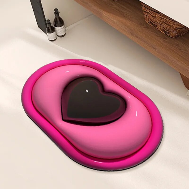 Schöne Dekorative Matte Rutschfest 3D Schleife Design