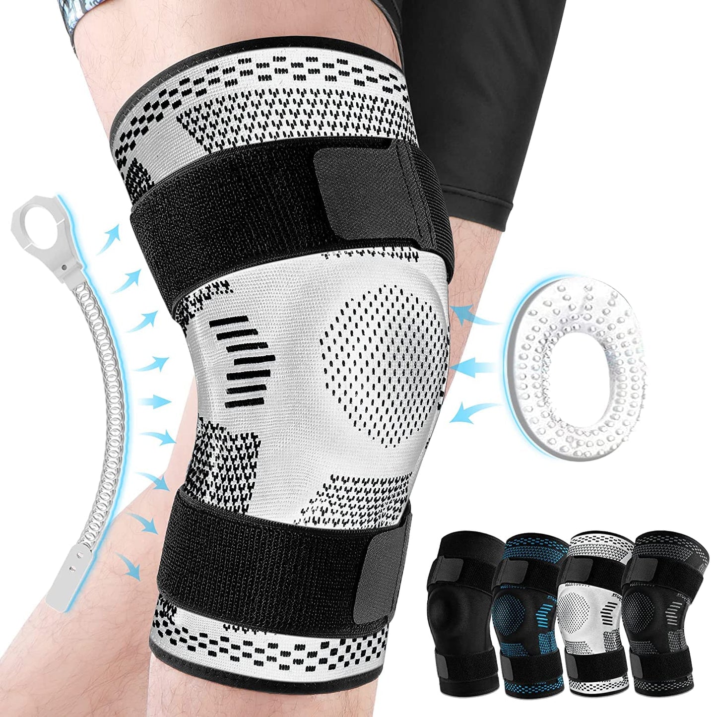 Kniebandage Stabilisator Gel Polster Unterstützung
