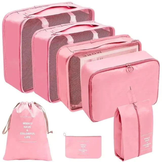 Reise-Organizer Set 7-10-teilig Faltbar Koffer-Boxen