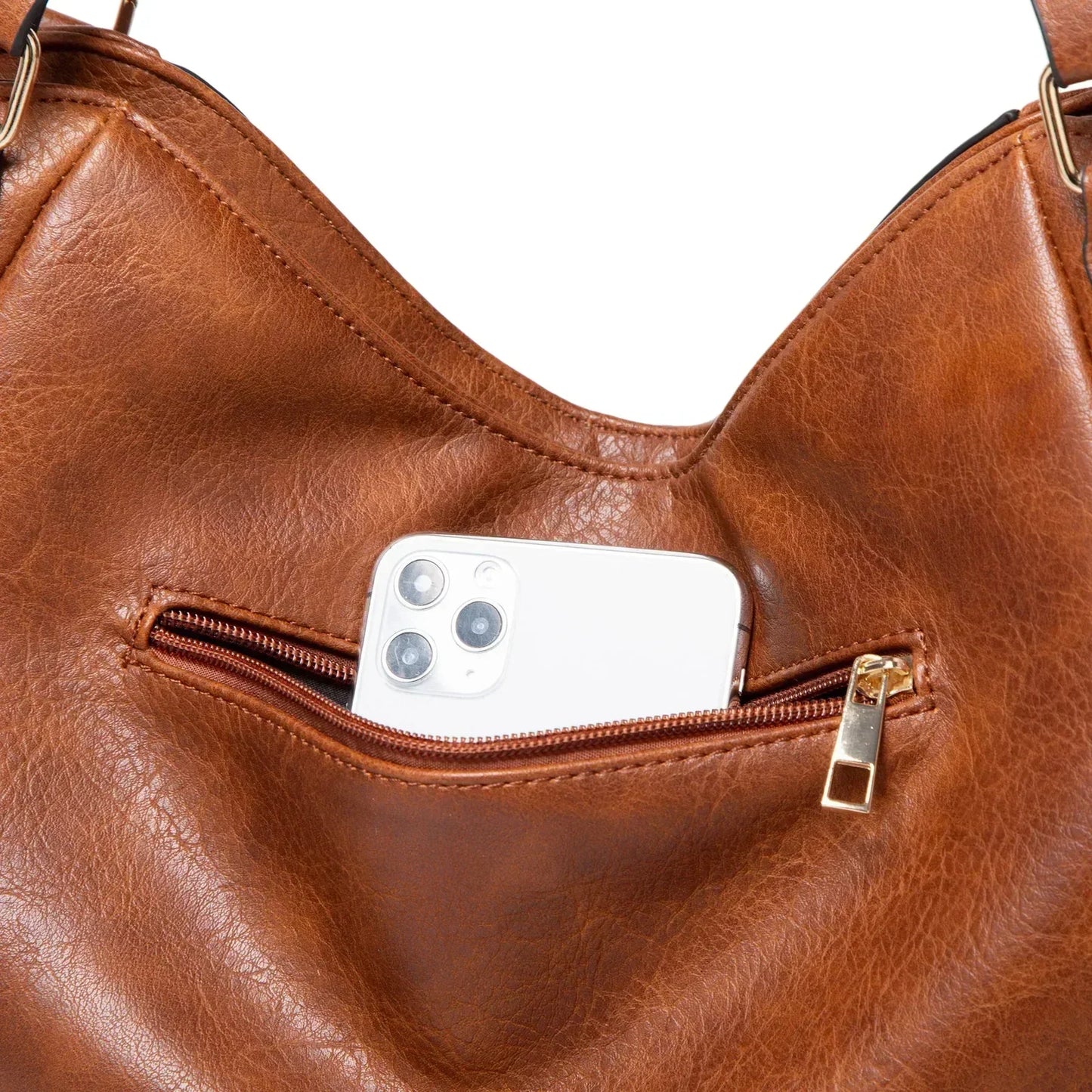 Elegante Damen Leder Handtasche