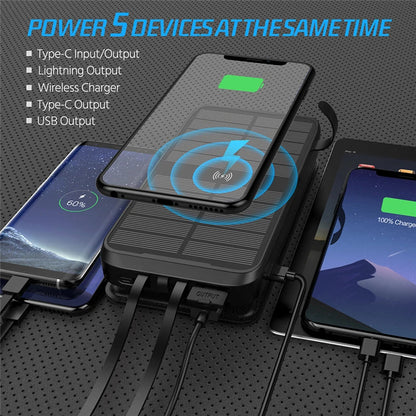 Powerbank 43800mAh Solar Outdoor Reisen Schnellladung