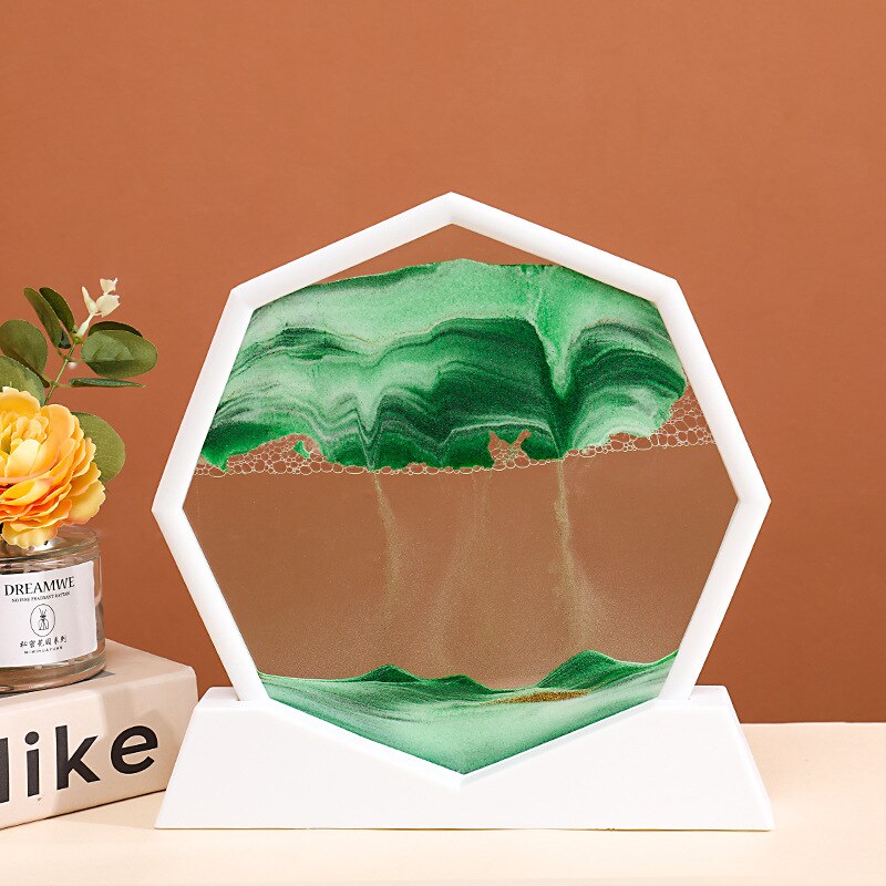 Dekor Steine Hexagon Sand Farbe Fließend Modern