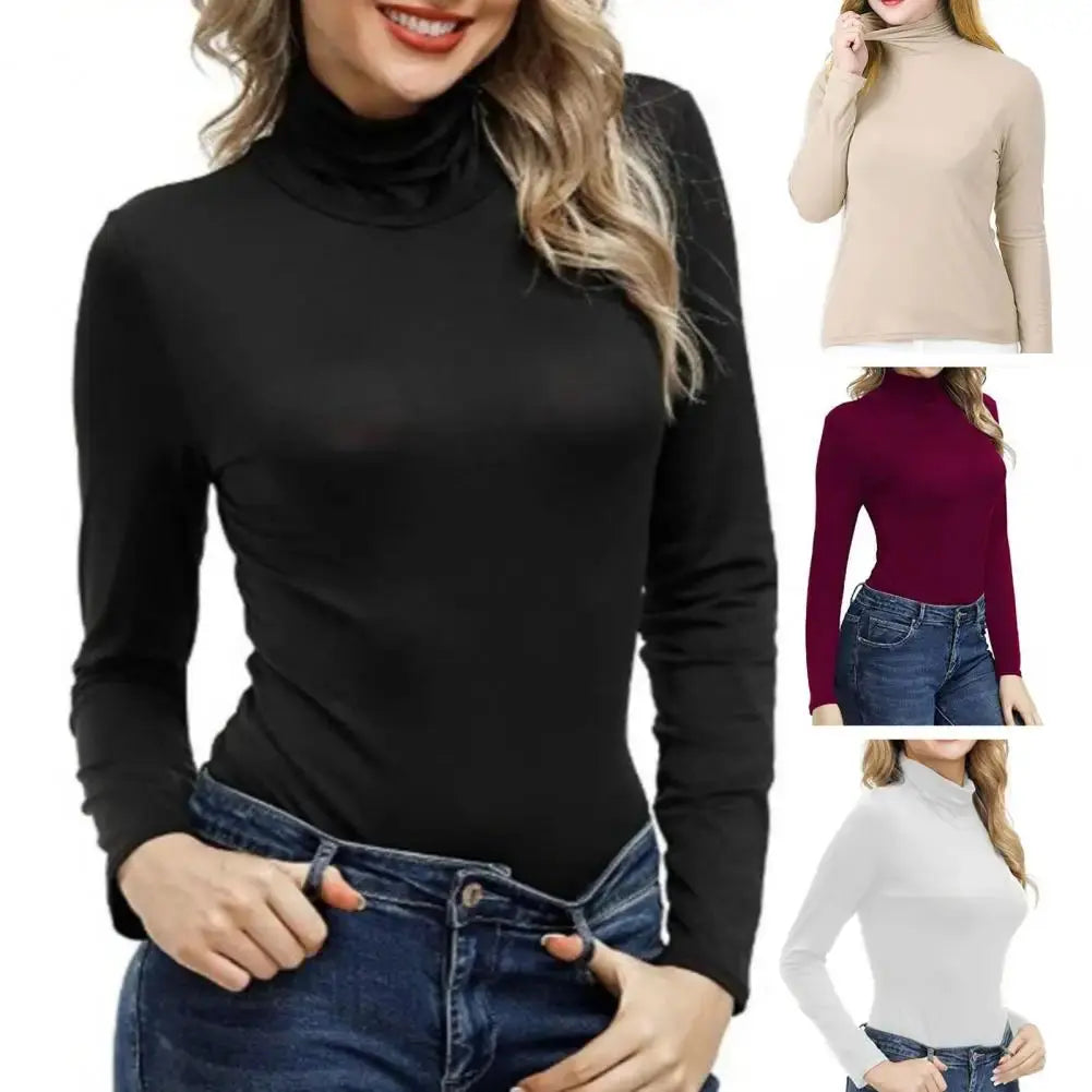 Senna | Eleganter langärmeliger Rollkragenpullover Zendoo.de