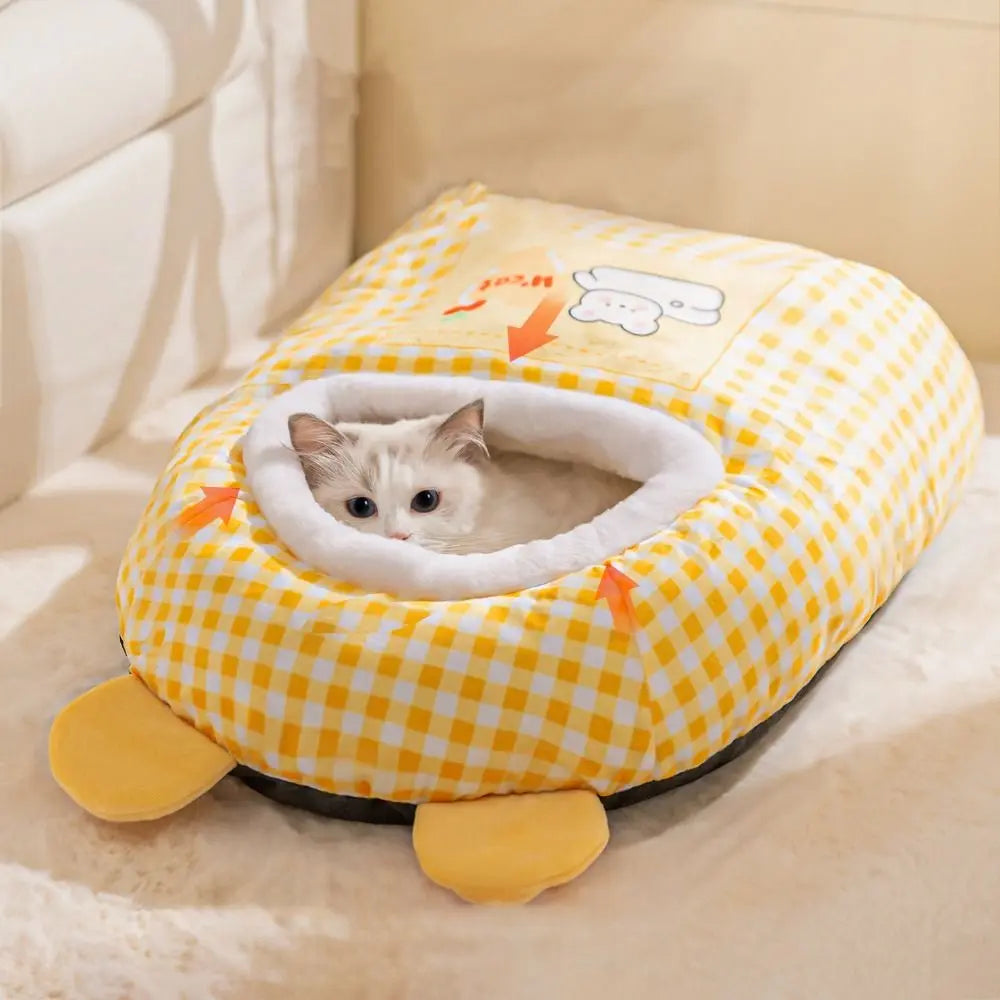 Katzenbett Bequem Haus mit Weichem Innenleben - BerlinGlamour