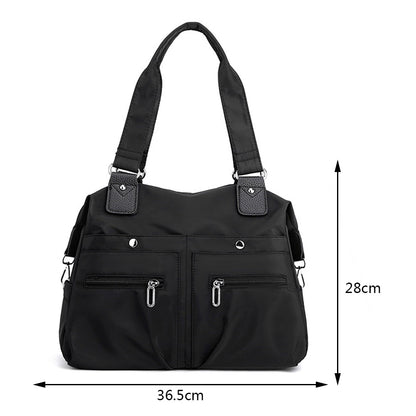 Große Wasserdichte Handtasche Damen Robust mit viel Stauraum