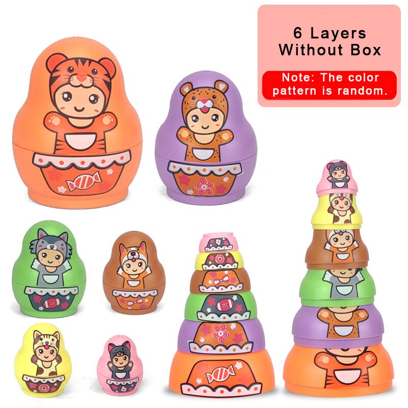 Bunte Kinderpuppen Matroschka Holzpuppen Sammlung - BerlinGlamour
