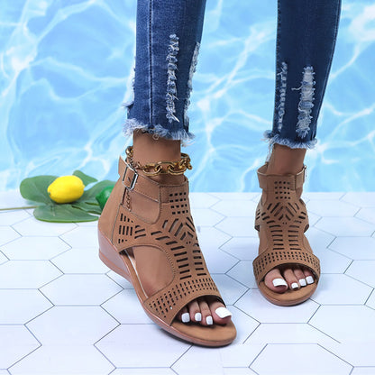Orthopädische Sandalen Damen Komfortabel Modern