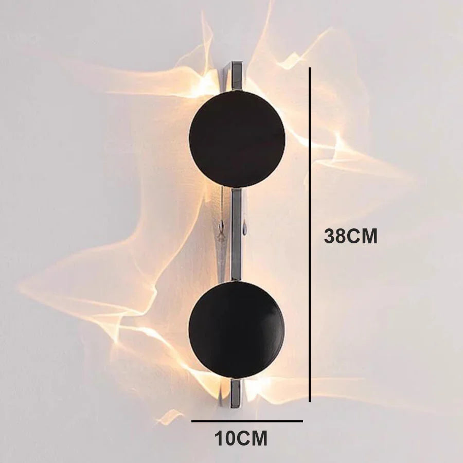 Moderne LED Wandlampe Glow Effekt Dimmbar