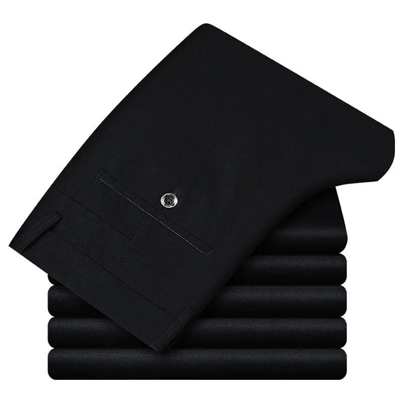 Schlanke Herren Anzughosen Slim Fit Premium Qualität