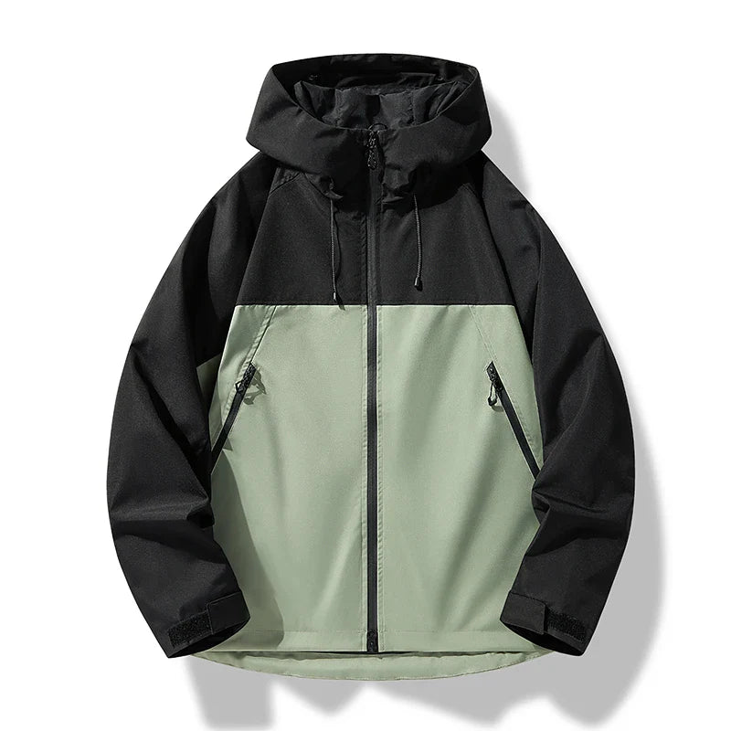 Herren Outdoor Jacke Wasserdicht Winddicht Kapuzenjacke