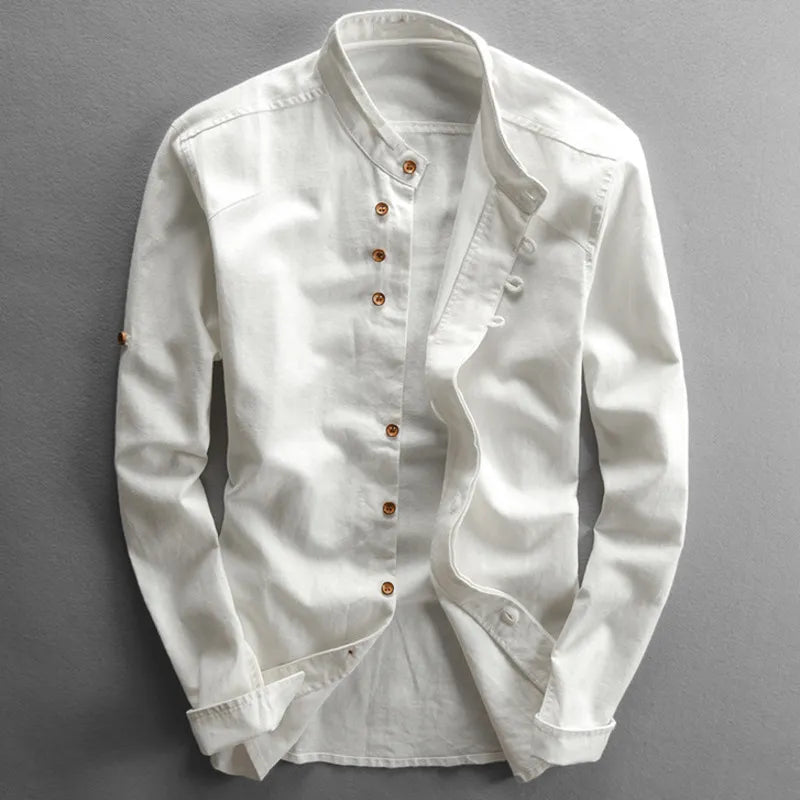 BerlinGlamour | Herren Kimono Hemd Slim Fit Modern