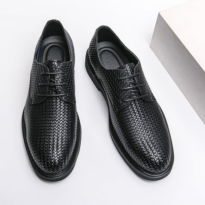Herren Lederschuhe Oxfords Schwarz Elegannt