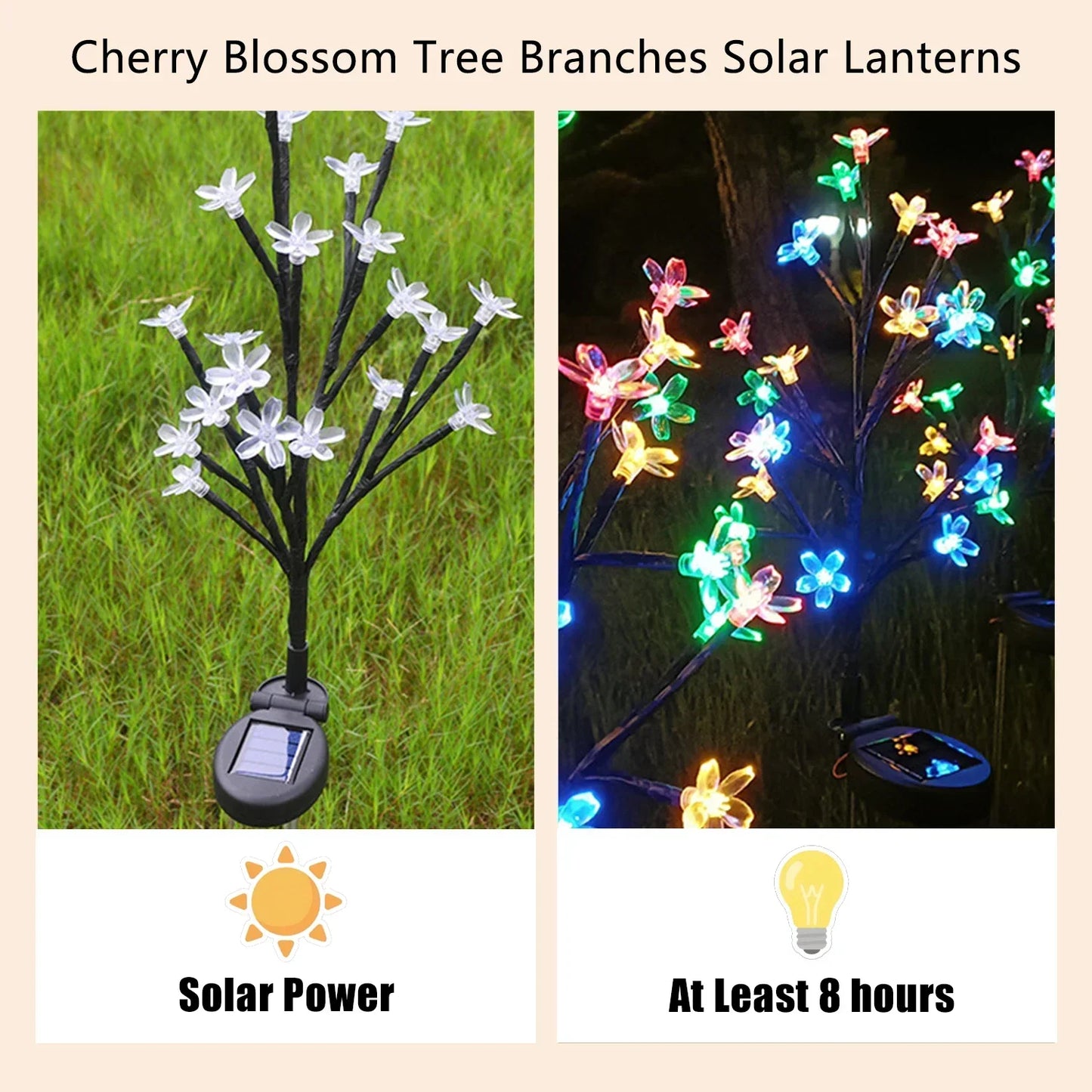 Solar Blumen Wegleuchte Außenbeleuchtung Gartenlampe