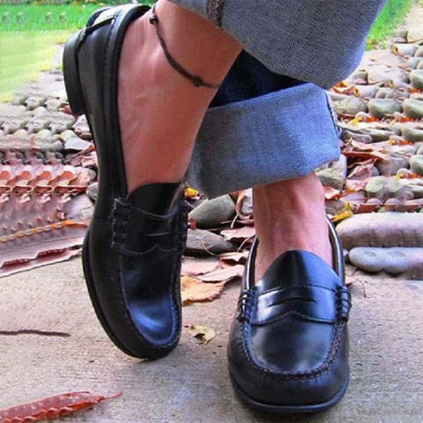 Leder Slipper Orthopädisch Bequem Damenschuhe
