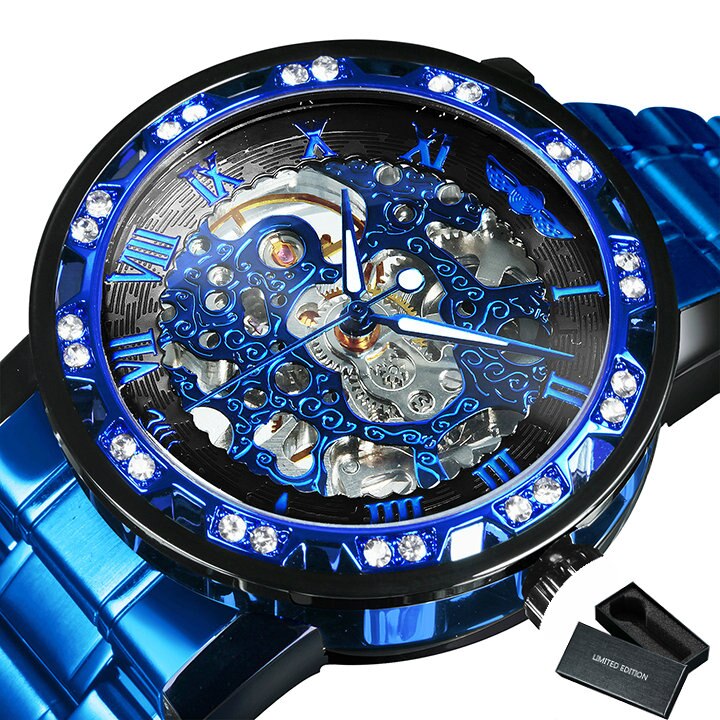 Titan Skelettuhr Mechanisch Leuchtend Elegant