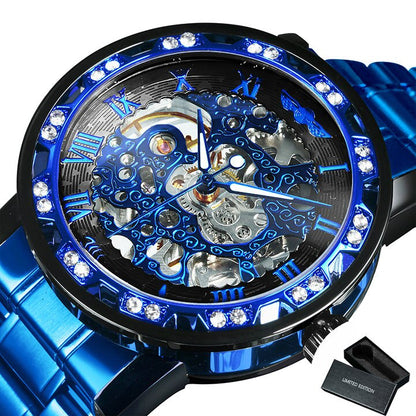 Titan Skelettuhr Mechanisch Leuchtend Elegant