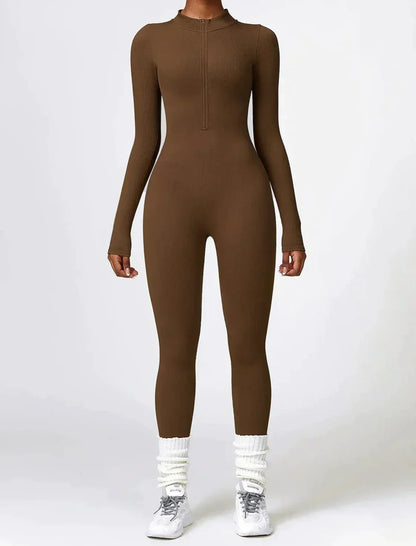 Aktiver Jumpsuit Stretch Damen Sportanzug