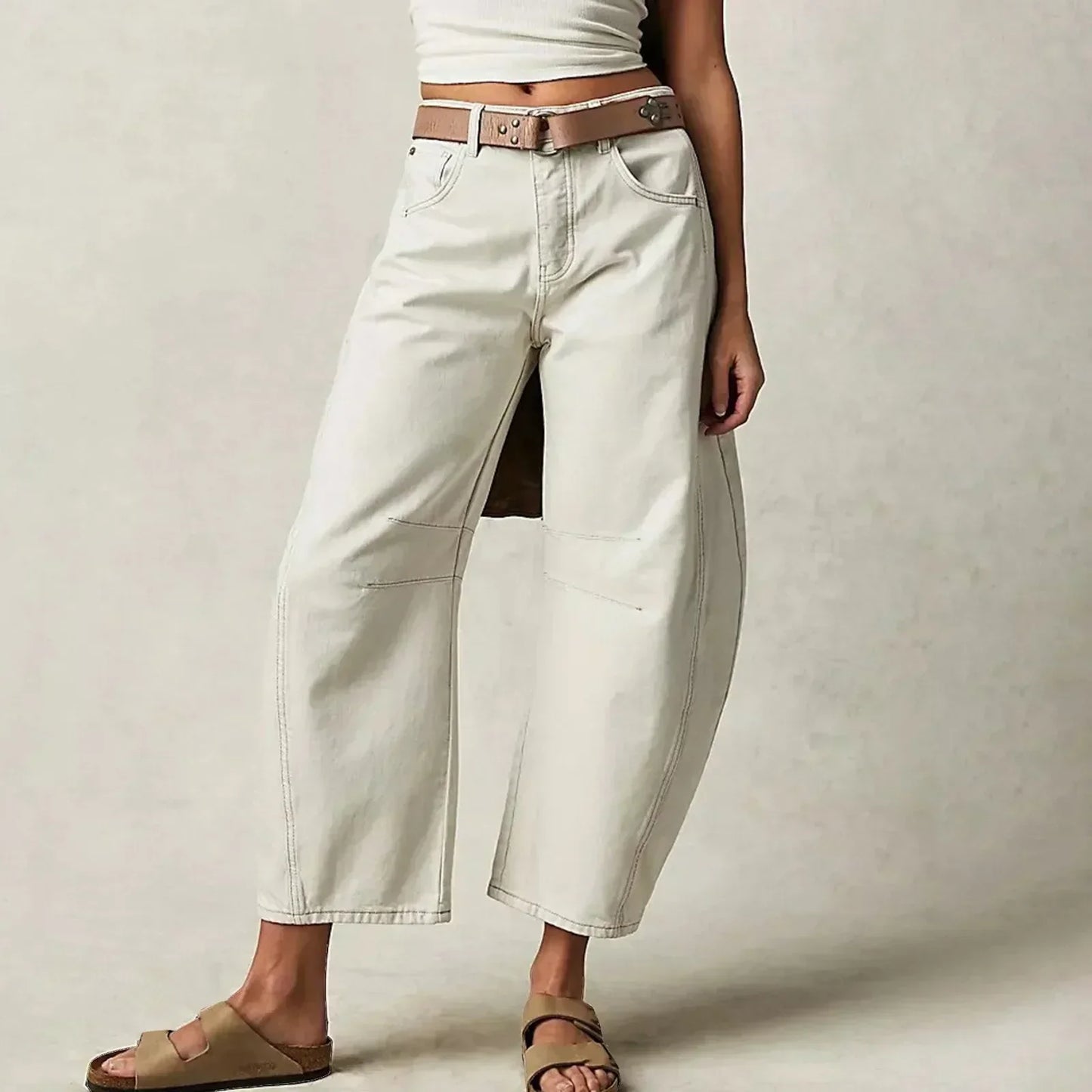 BerlinGlamour | Bequeme Damen-Jeans Weite Beinweise