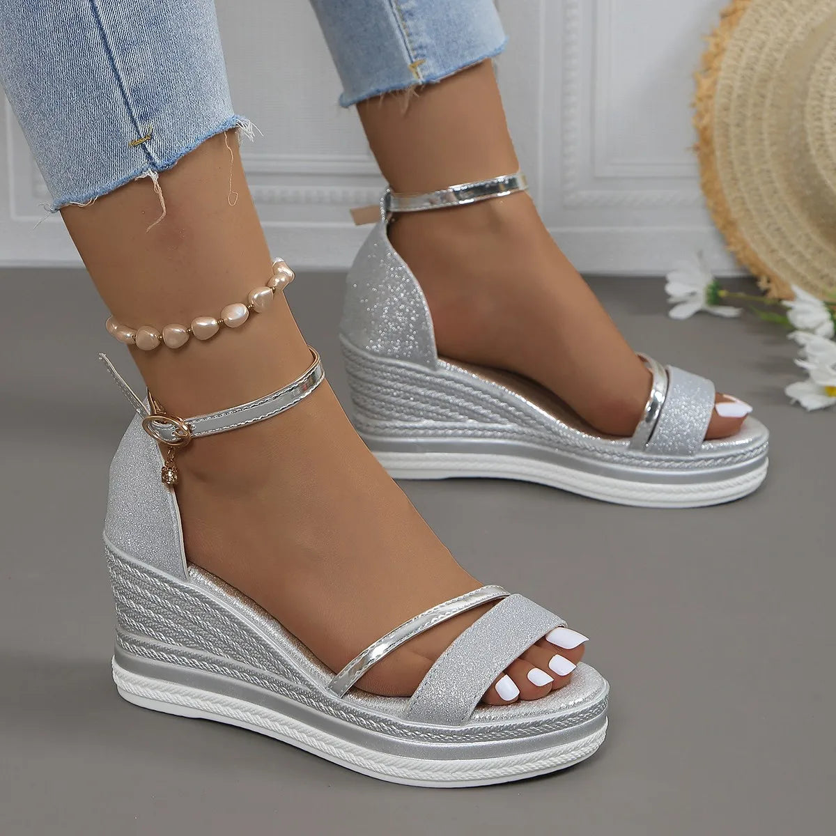 Damen Sandalen Orthopädisch Sommer Bequem