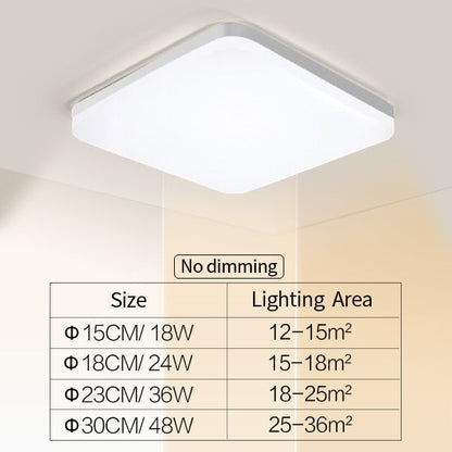 Schlanke LED Deckenlampe Modern Dimmbar