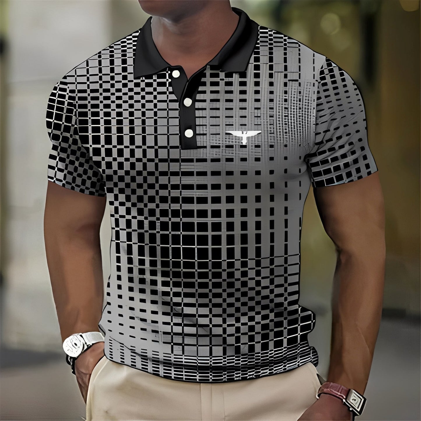 Herren Poloshirt Premium Qualität Slim Fit