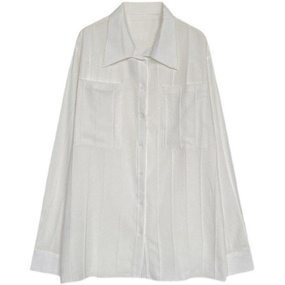 Herren Hemd Lissabon Stil Gerippt Vintage
