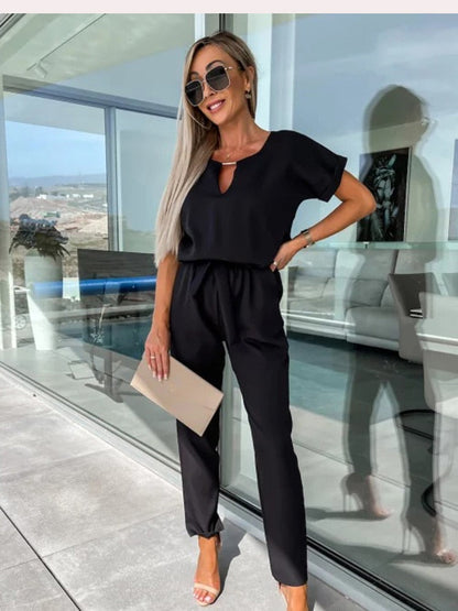 Sommeroverall Weites Bein Damen Overall Freizeit