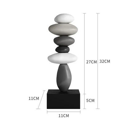 Beruhigende Deko Skulptur für Zen Atmosphäre