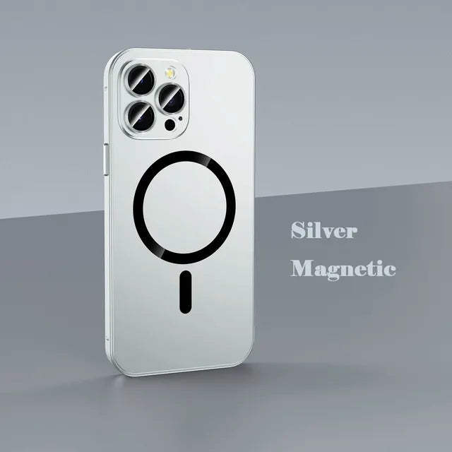 iPhone Hülle Magsafe Metallrahmen Aluminium Schutz